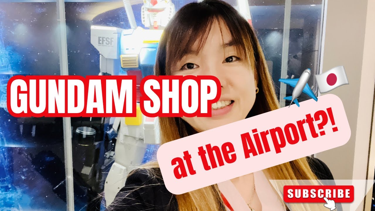 Not just snacks! Found Gundam shop at the airport | New Chitose Hokkaido Japan :) Vlog