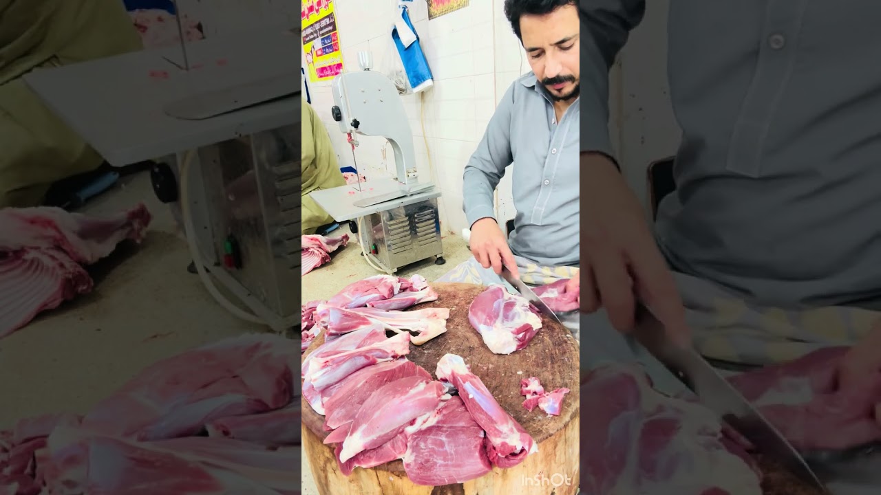 Amazing video mutton leg & shoulder cutting skills 🇵🇰🐐🔪👍