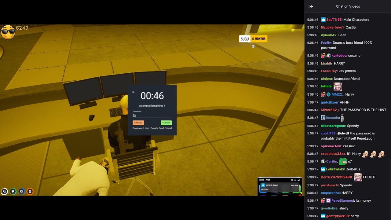 DEAN (dwjft) REACTS TO CLEANBOIS (CB) CRACKING HIS PASSWORD! (WITH CHAT AND SOUND)