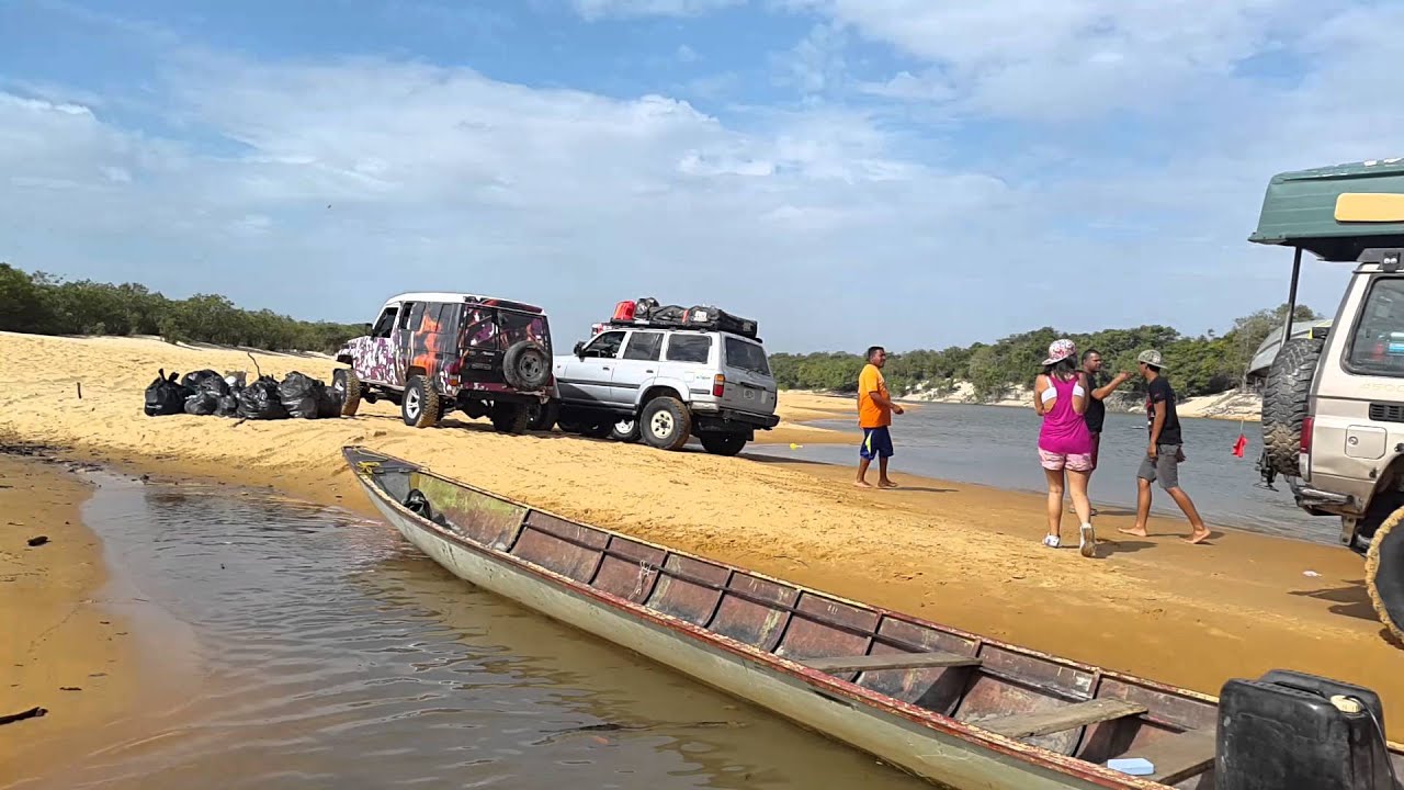 Cruce del Rio Cinaruco carnavales  2016 parte 2