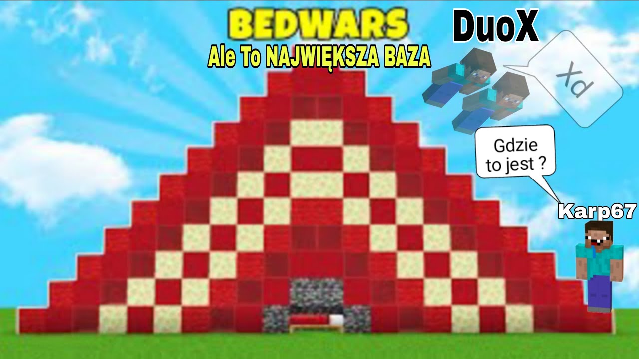 budujemy największą bazę ever na trybie bedwars na serwerze kokacraft.pl