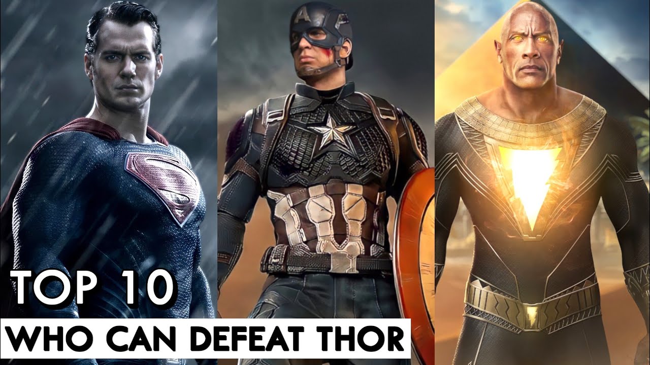 Top 10 Superheroes Who Can Defeat Thor In MCU & DC | Explained In Hindi | BNN Review