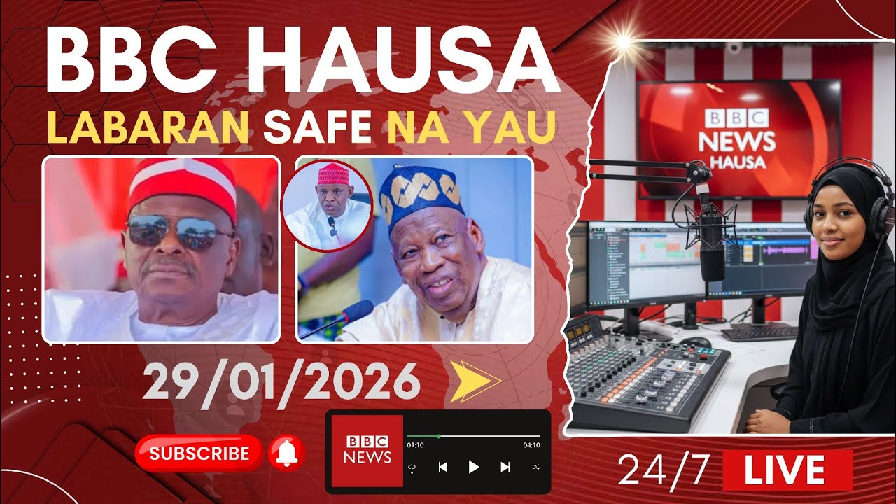 BBC Hausa Labaran yau na safe 29-01-2026 
