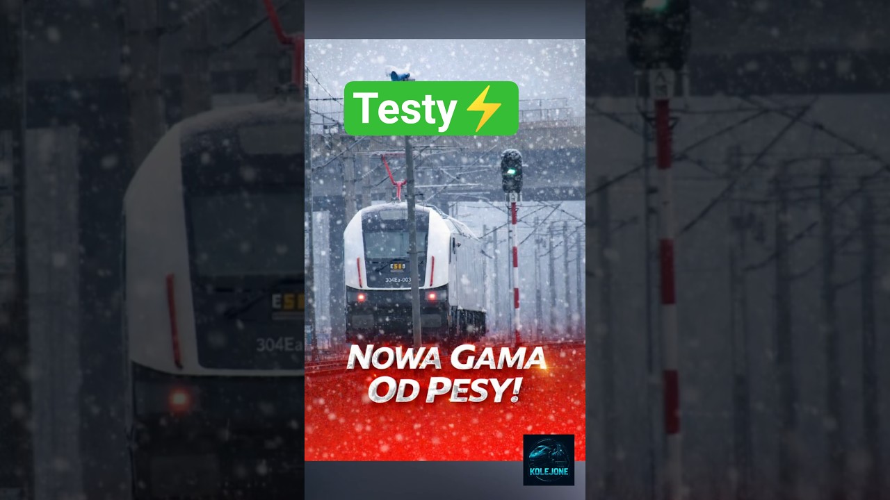 PESA testuje nową elektryczną lokomotywę! 🔥 304Ea-003 #kolej