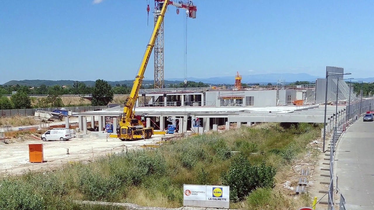 Timelapse Lidl - La Calmette