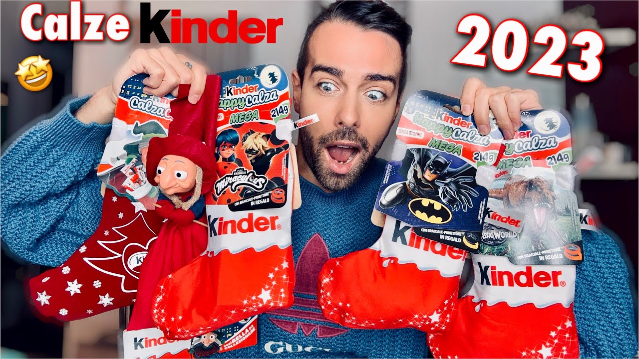 APRO TUTTE LE NUOVE CALZE DELLA BEFANA KINDER! (con sorpresa all’interno) 🍫| 03/gennaio/2023