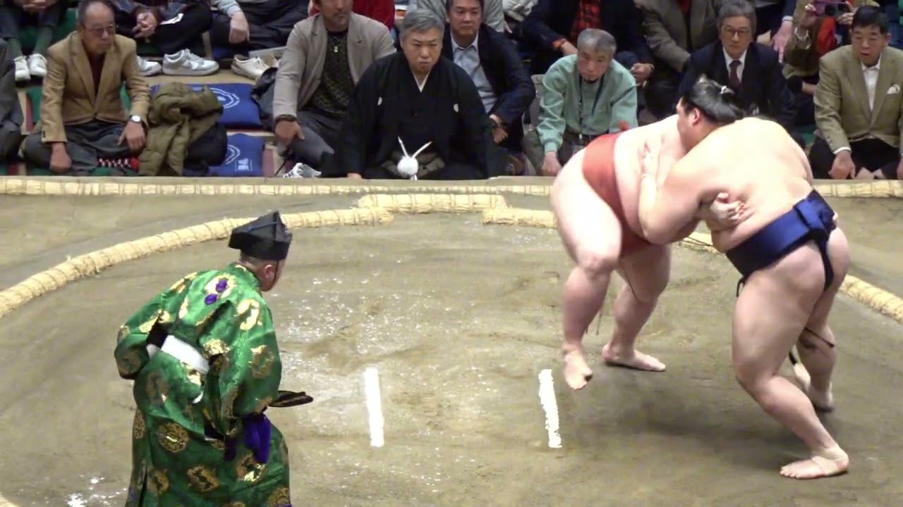 速報❗️大の里 vs 熱海富士①『際どい判定』【大相撲令和8年1月場所】10日目 ONOSATO vs ATAMIFUJI [JAN2026DAY10] 2026/1/20