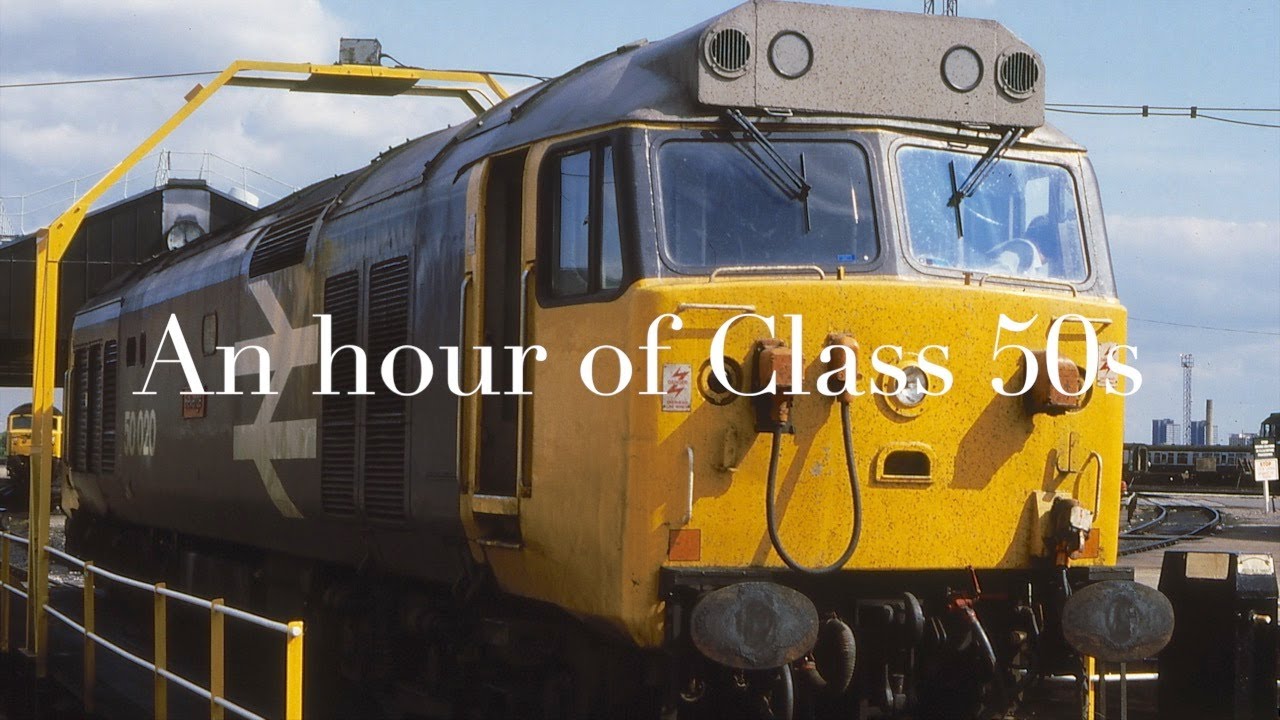 British Rail in the 1980s - Class 50s - 46 of the Class in action!