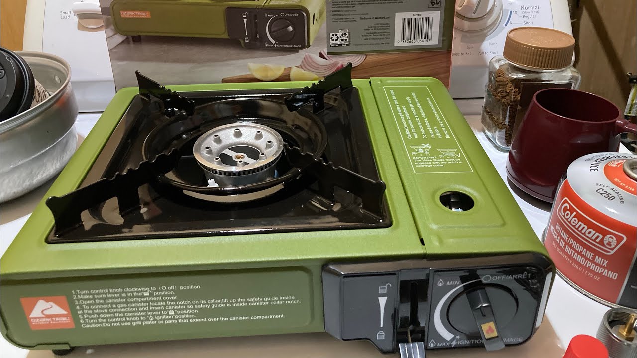 Ozark Trail 1-Burner Tabletop Stove | Ozark Trail Butane Stove | Best Portable Stove For $20