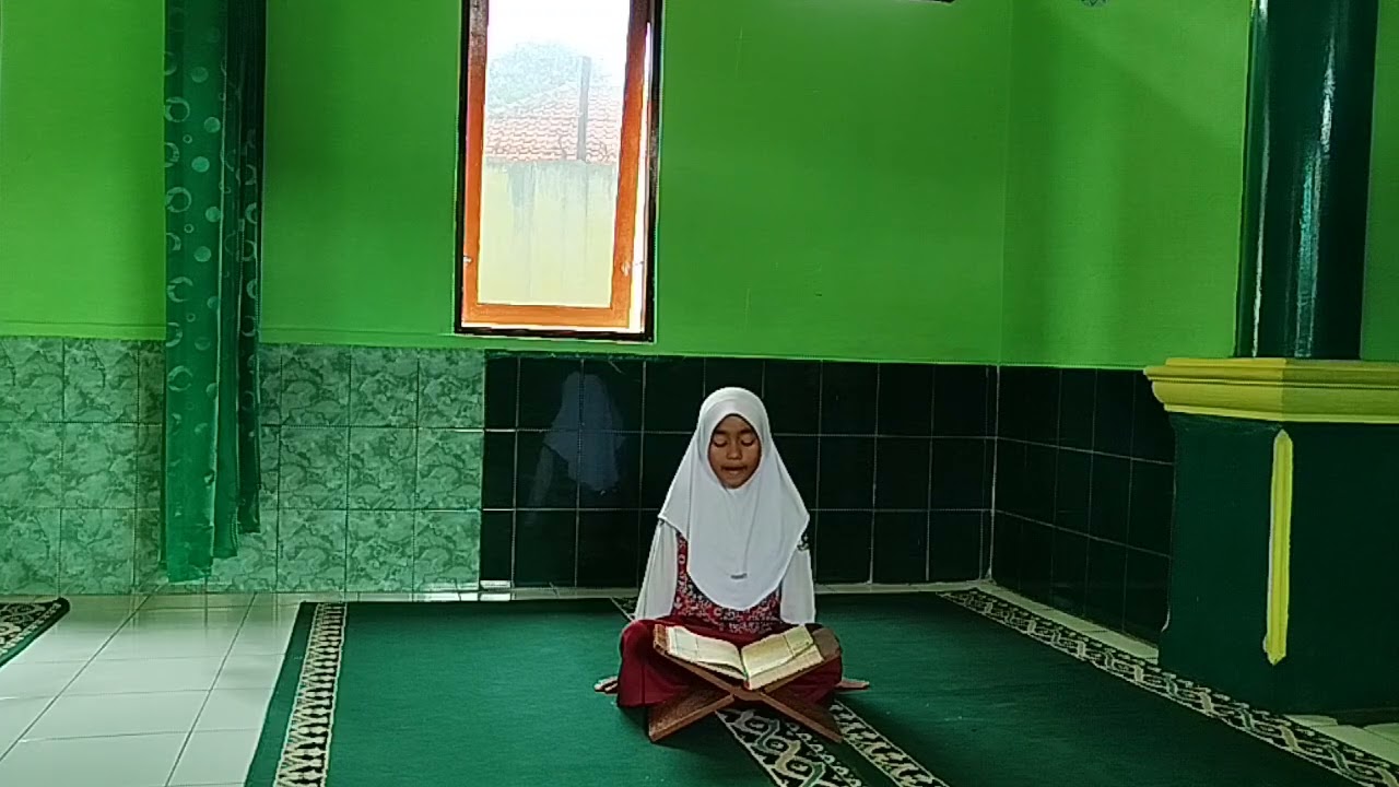 Surat Ali Imran ayat 1 Ratu Wilda Khairunissa siswi kelas 4 SDN Jabang Bayi 