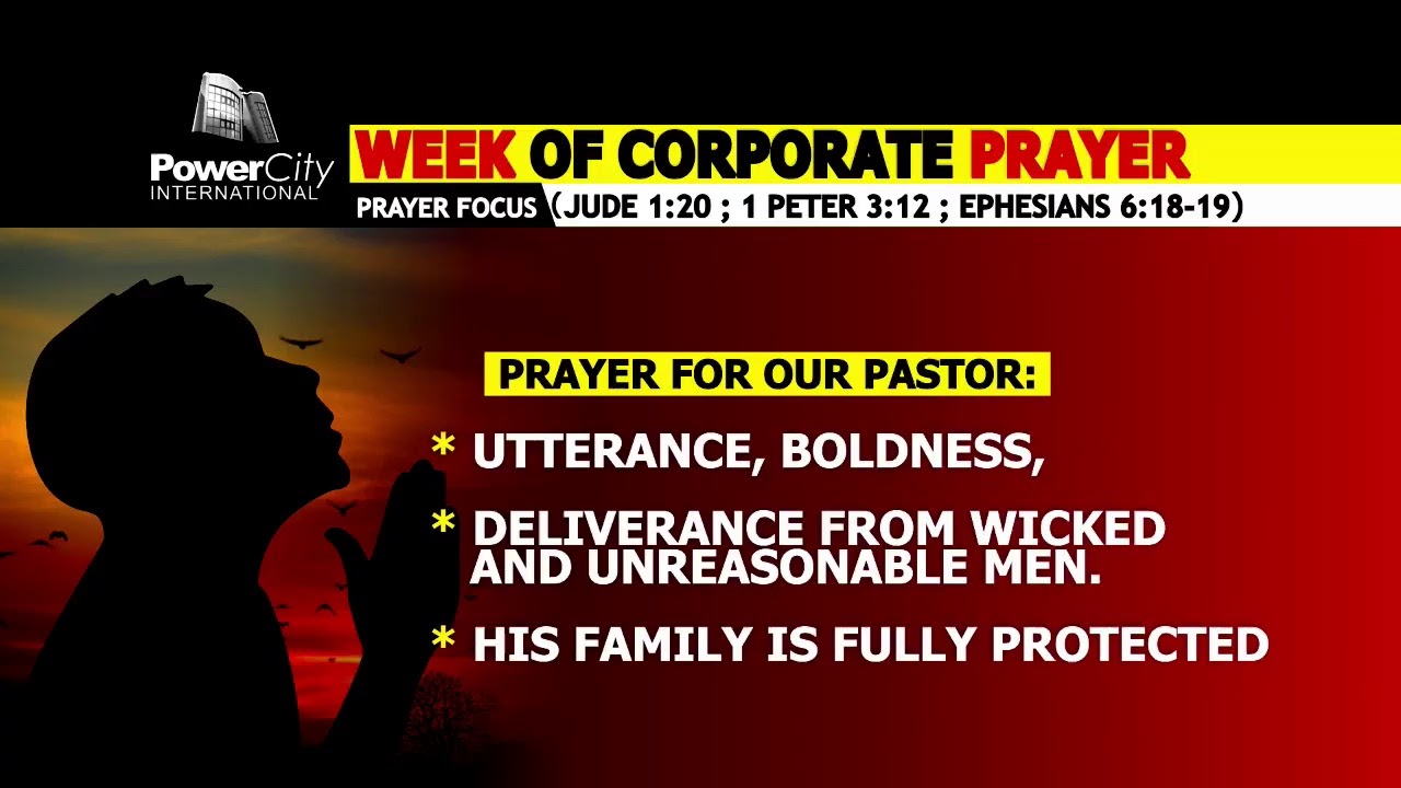 SPECIAL PRAYER SERVICE | 22ND JANUARY, 2021