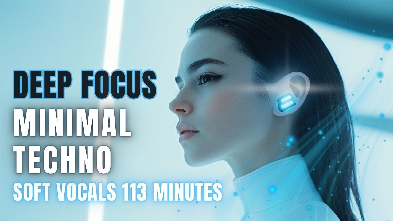 Minimal Techno for Deep Focus  #1 | Study & Work Mix (113 Minutes, Soft Vocals)