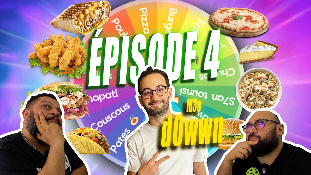 خلينا الزهر يقرر وين باش ناكلوا  EP4 M3a D0wwn  fel Marsa ! 🍕🥪🍟