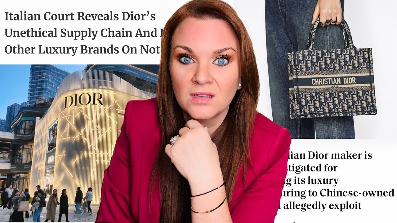 DIOR SCANDAL - alleged appalling working conditions, exploitation & bags costing 53 euro.