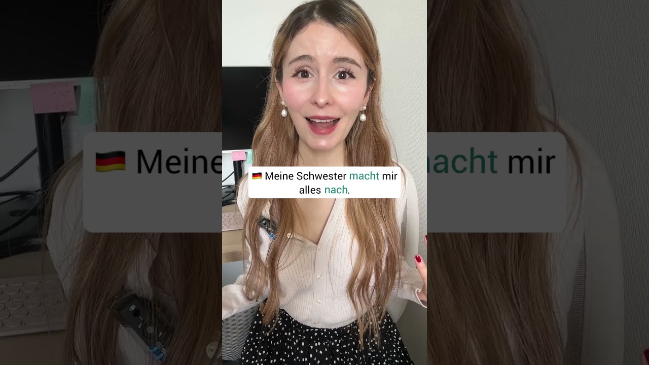 🇩🇪 zurechtmachen, nachmachen, anmachen #deutschlernen #deutsch #studygerman #learngerman #german