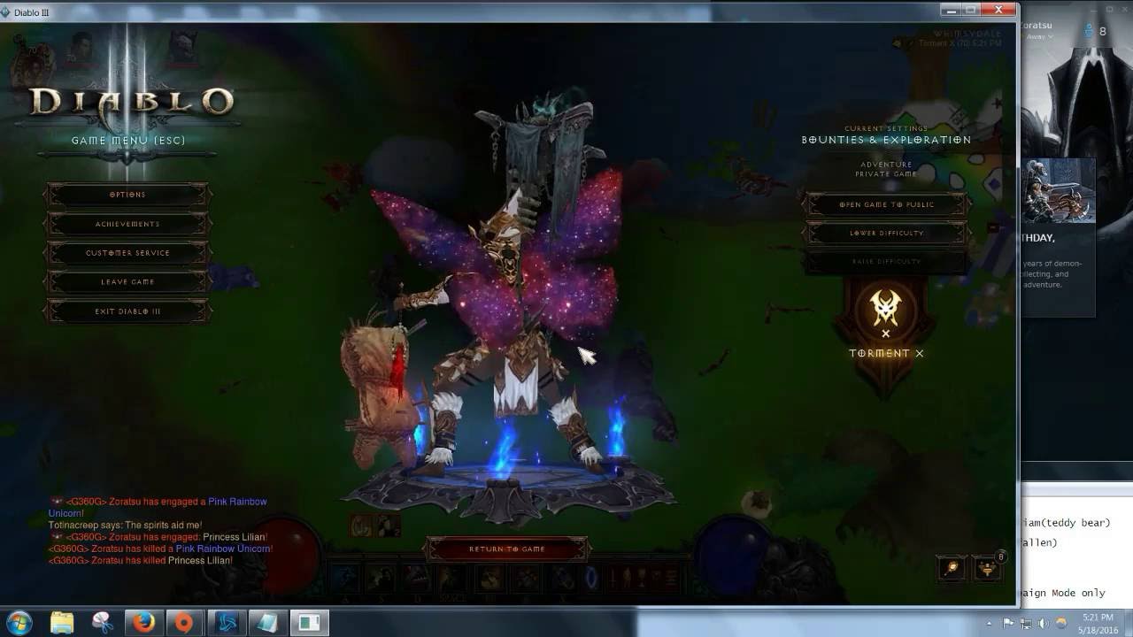 Diablo 3 - Cosmic Wings Patch 2.4.1