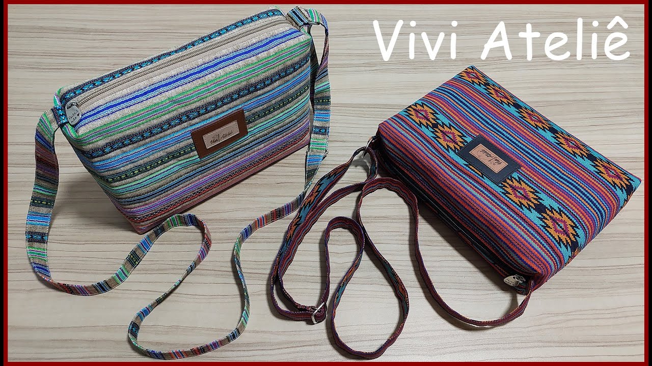 Bolsa Transversal Fácil de Costurar | Passo a Passo | Vivi Ateliê