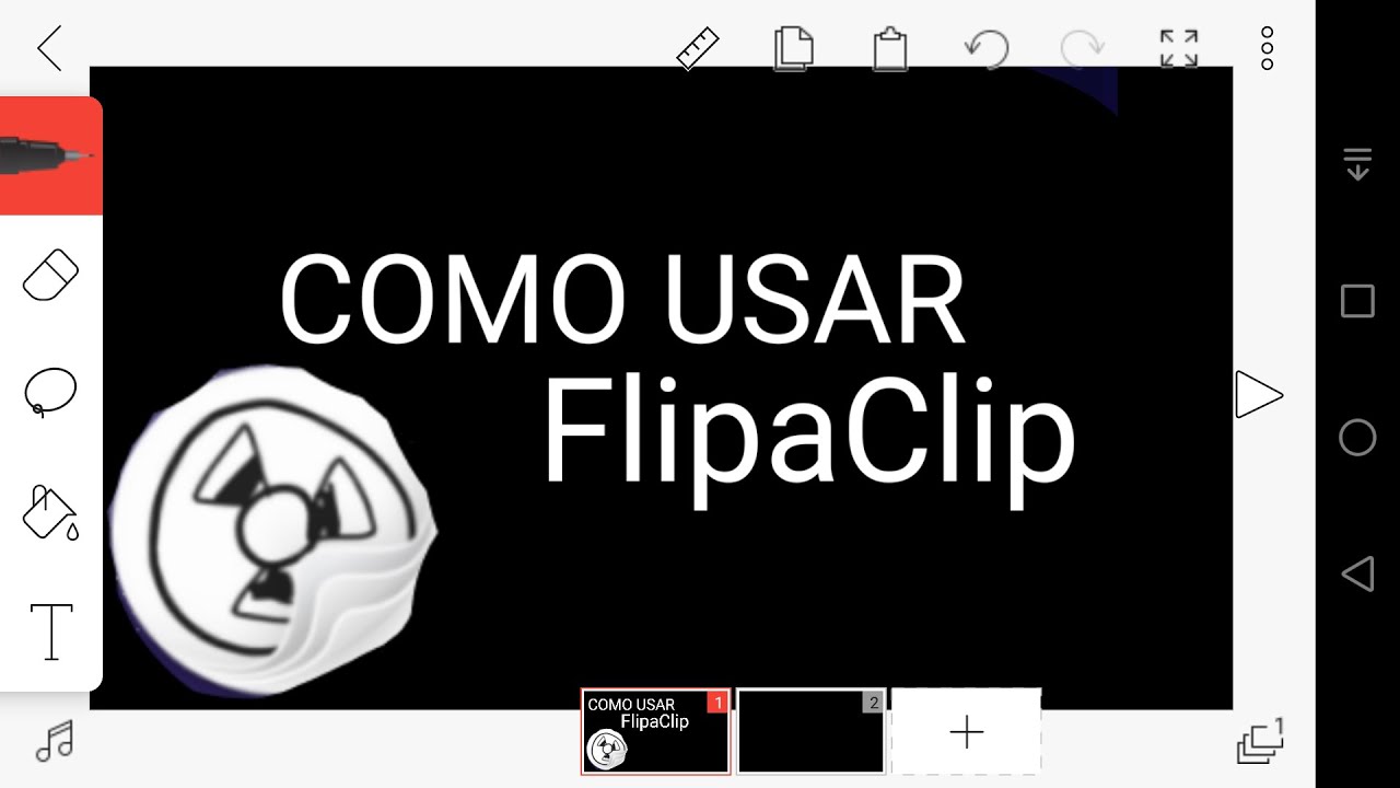 COMO USAR FlipaClip 2020 😮 tutorial en ESPA&Ntilde;OL FACIL Y RAPIDO 😎👌