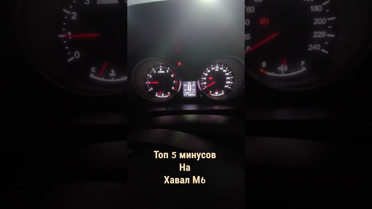 Топ 5 Минусов на Хавал М6 / M6 Plus  Щиток приборов #gmw #haval #havalm6 #хавал #m6 М6