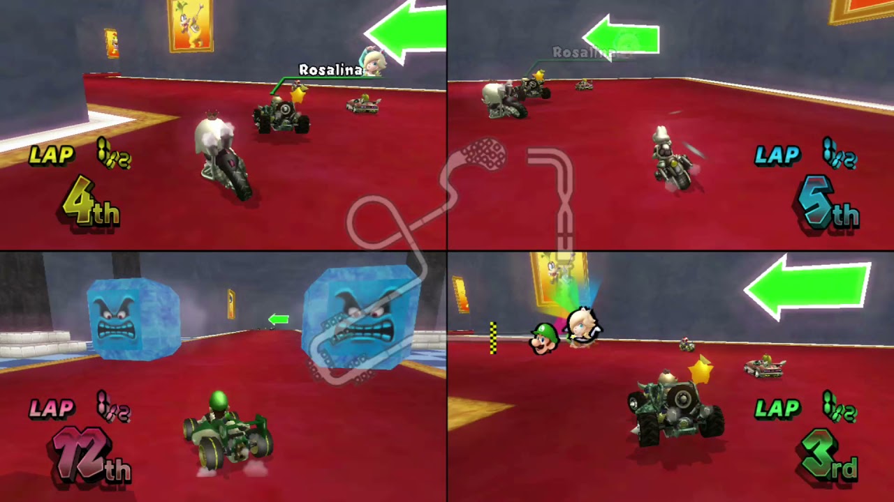 Mario Kart Wii Custom Tracks ✦ 4 Players #174