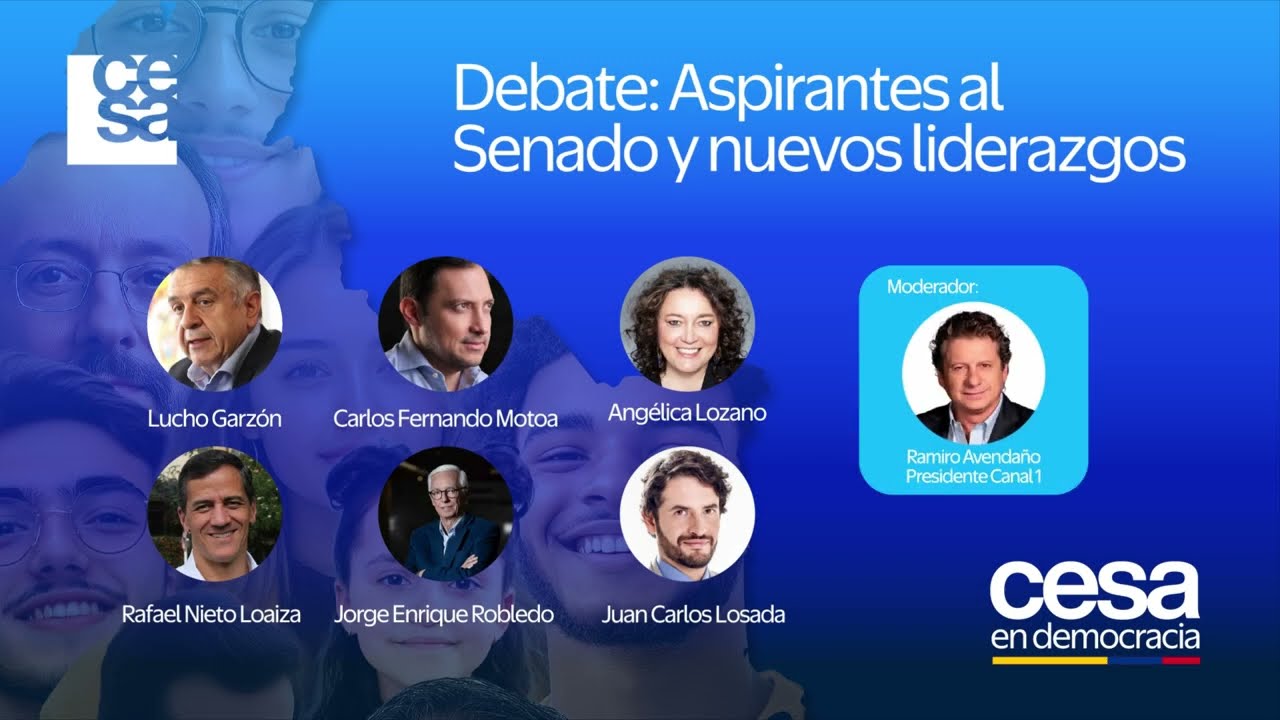 Cesa en Democracia l Aspirantes al Senado y nuevos liderazgos se enfrentan en debate