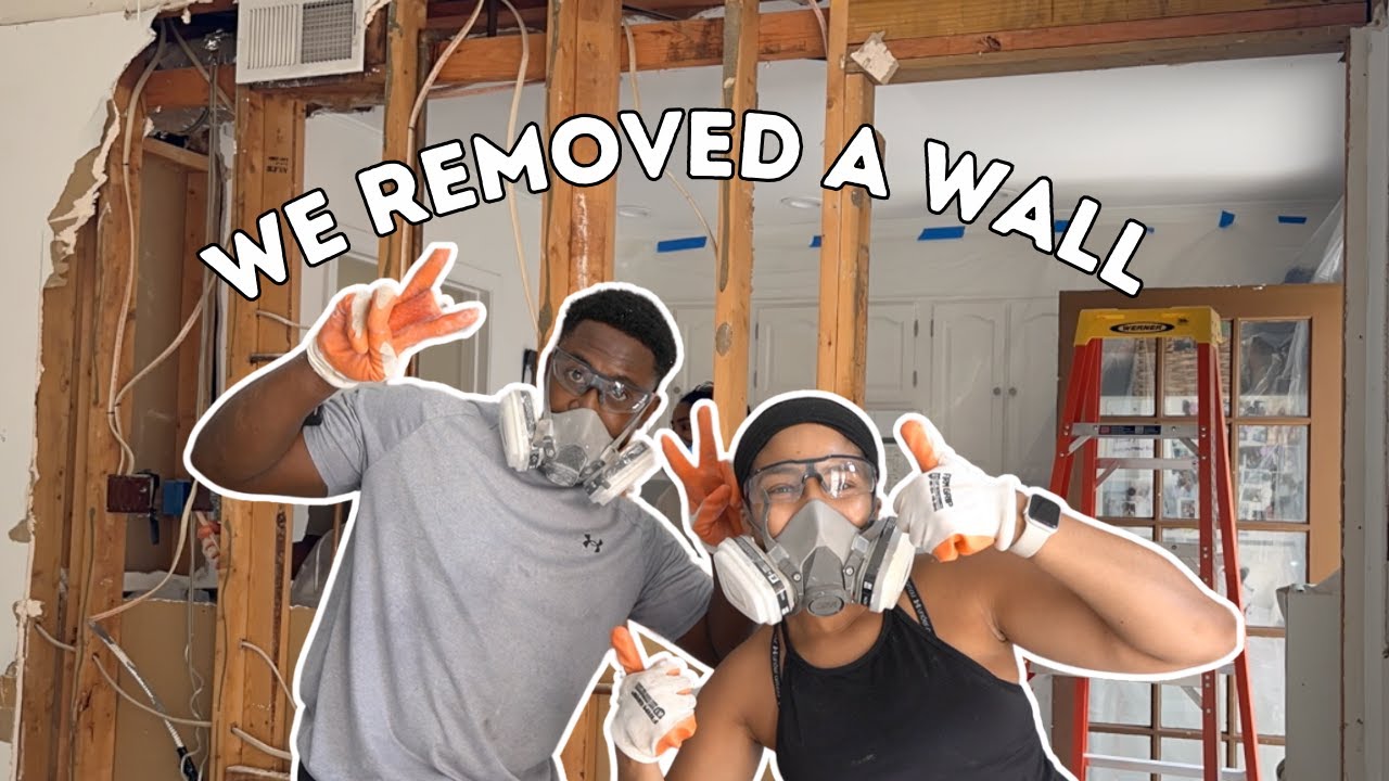 Removing the Wall Between our Kitchen & Dining Room | Kitchen + Dining  Makeover | Home Reno Series
