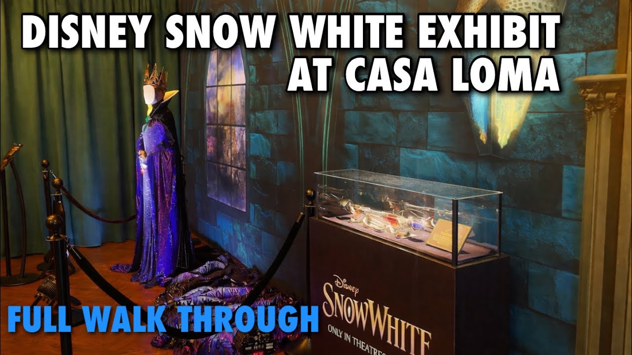 4K Disney Snow White Exhibit at Casa Loma Full Walk Through #disney #walkthrough #casaloma