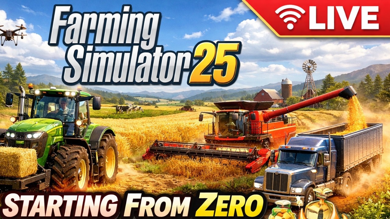 FS25 LIVE 🚜 | Starting From Zero to Crorepati Farmer! 💰🔥