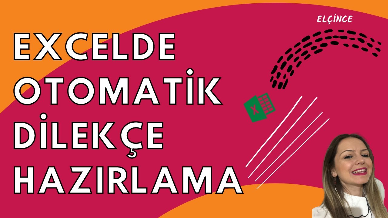 Excelde Otomatik Dilekçe Oluşturma ve Yazdırma