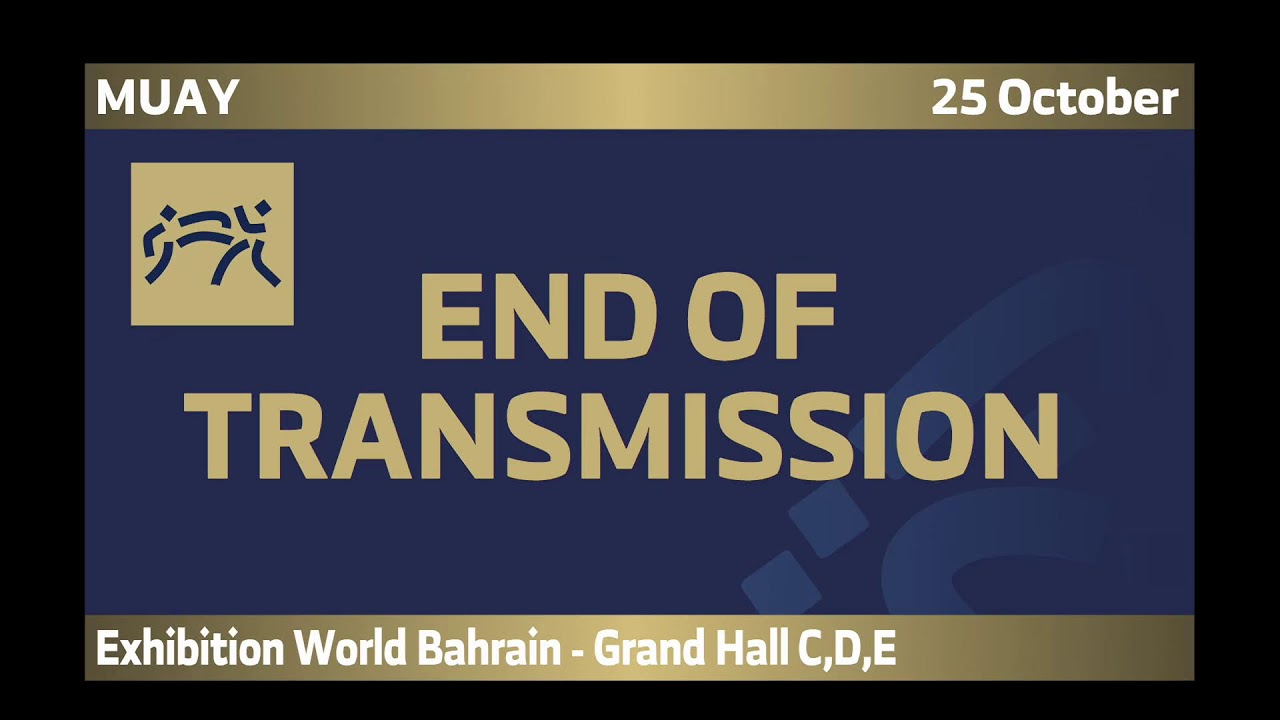 Asian Youth Games Bahrain 2025 - Live Stream - Muay