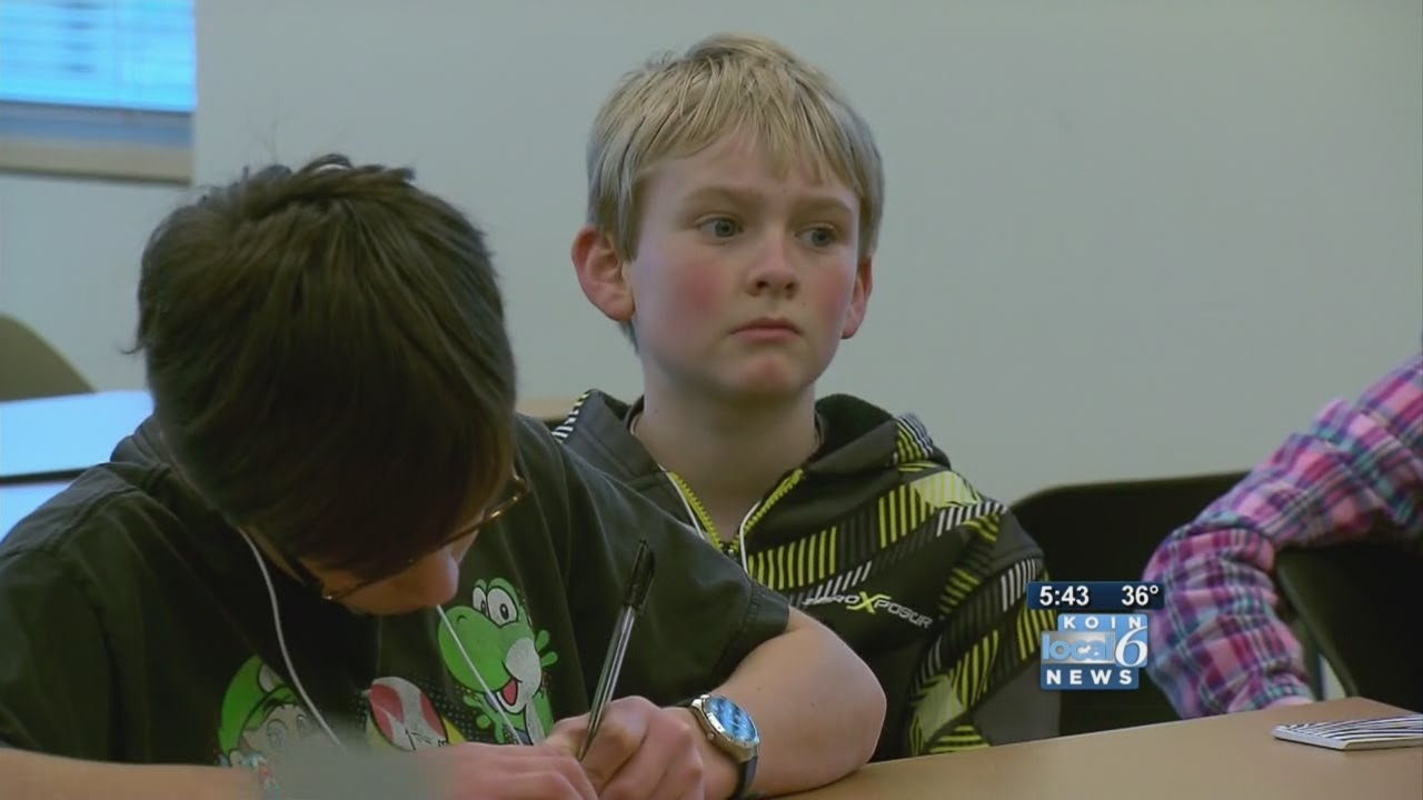 Middle schoolers learn broadcast journalism