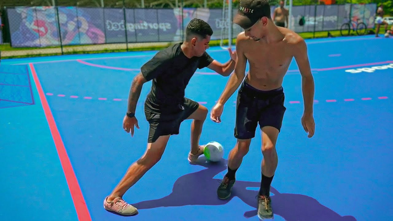 JOGAMOS DEMAIS ESSE DIA! *quase n&atilde;o sa&iacute;mos da quadra* 😱 - RACH&Atilde;O