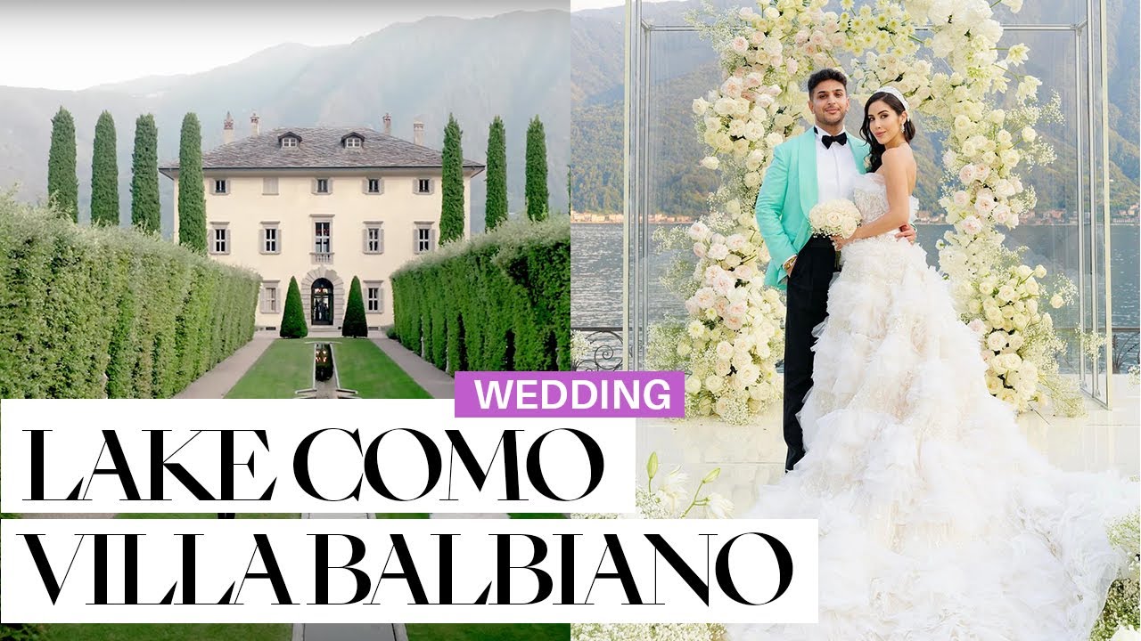 The MOST Stunning Luxurious Fun Lake Como Wedding at Villa Balbiano | Italy