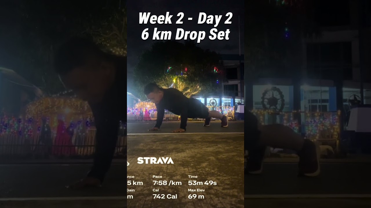 Run Faster Program (13 Weeks) - Week 2 Day 2 - 6 Km Drop Set 