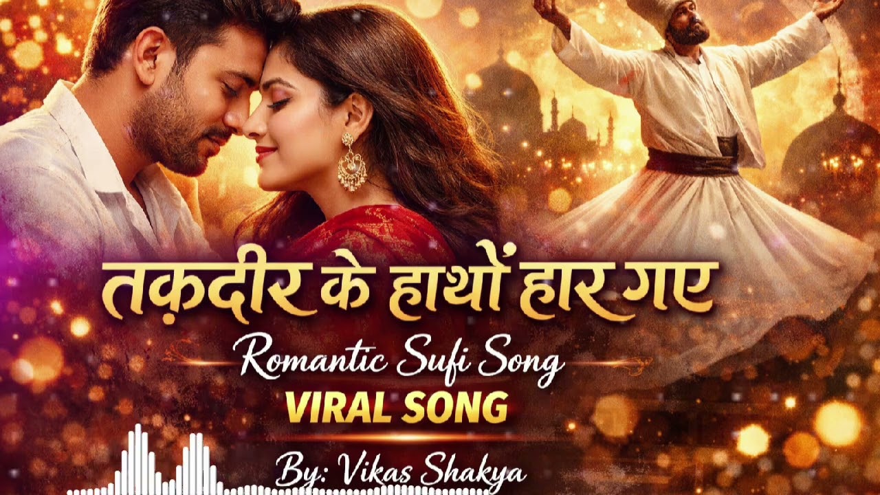 तक़दीर के हाथों हार गए 💔 | Romantic Sufi Song 2026 | Heart Touching Love Song | By Vikas Shakya🥰🥰