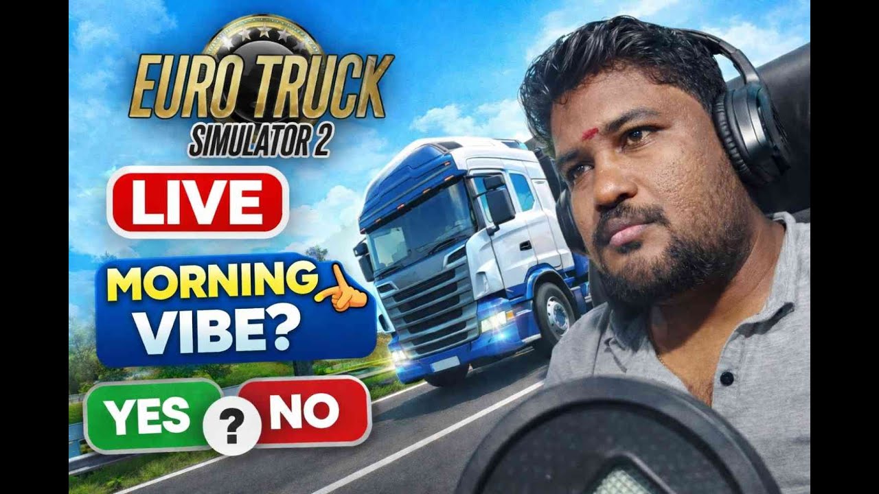 Euro Truck Simulator 2 LIVE 🚛☀️ | Morning Chill Drive | VTS Gaming