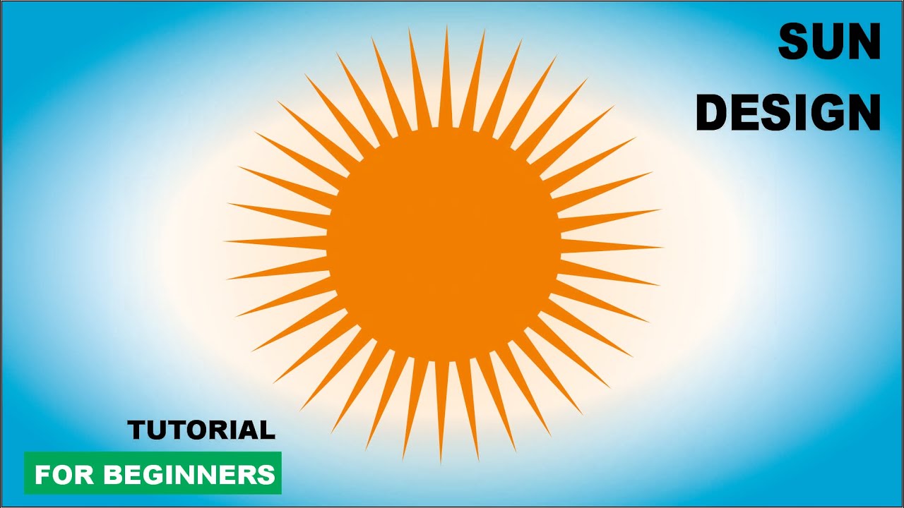 Making Sun for Logo Design in Corel Draw