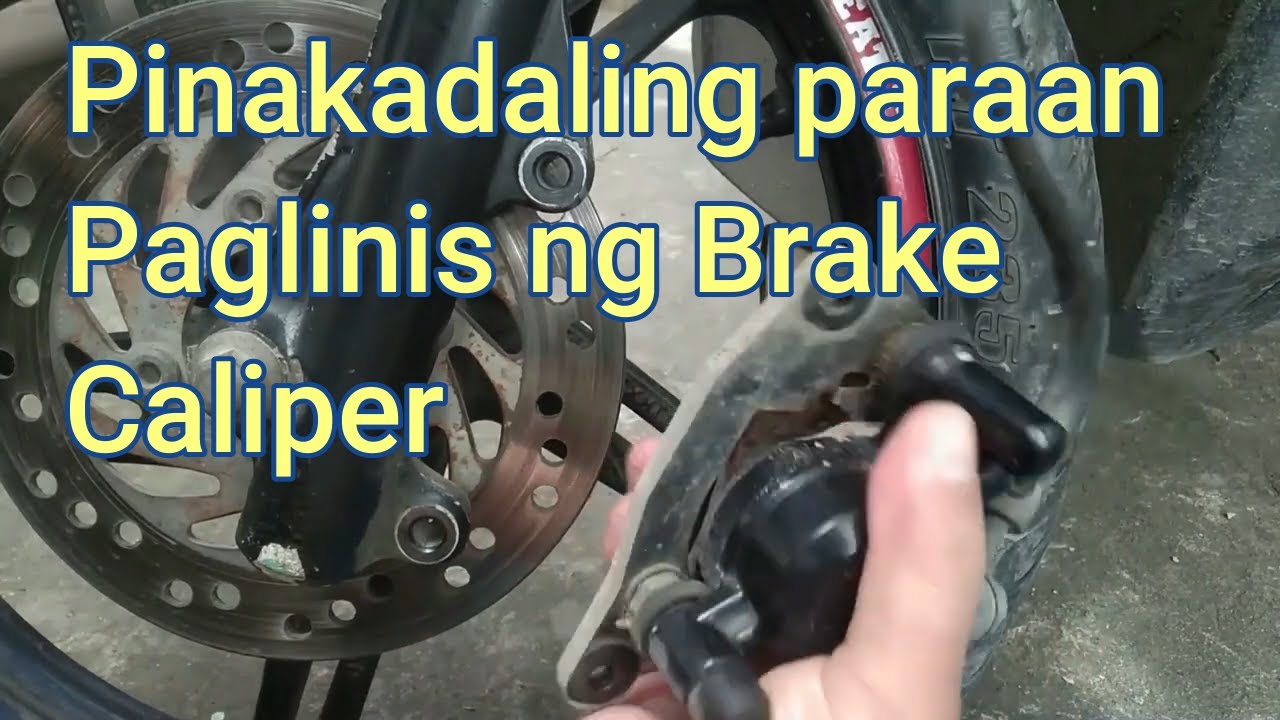 paano linisin ang brake caliper | honda beat | diy