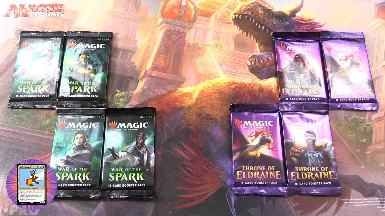 War of the Spark Vs Throne of Eldraine Pack Battle!