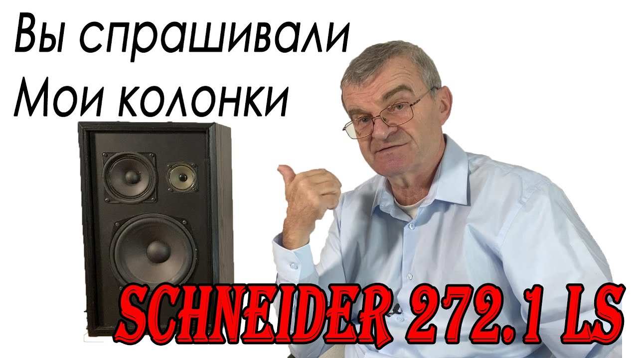 Вы спрашивали: мои колонки. Schneider 272.1 LS