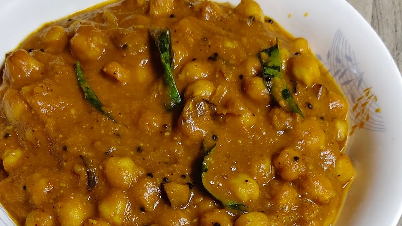 വെള്ള കടല കറി | നാടൻ രുചി 😋White Kadala Curry | Traditional Taste😋💐♥️