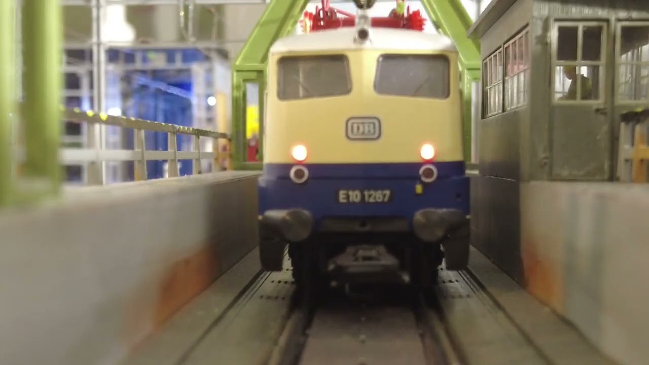 Rangieren in der Elok Abstellung
