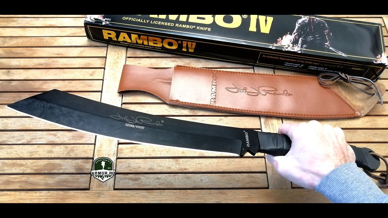 Maceta Rambo 4 Master Cutlery Rambo IV Knife Machete