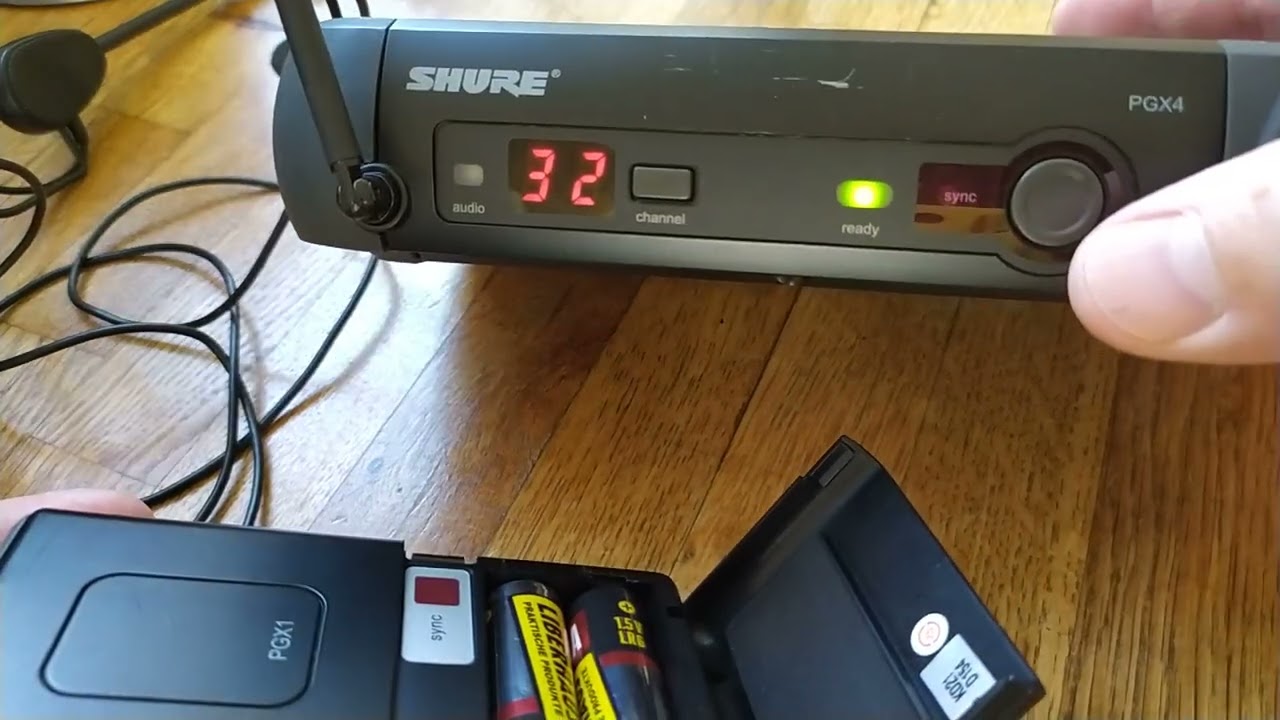 Поверка радиосистемы SHURE PGX-1