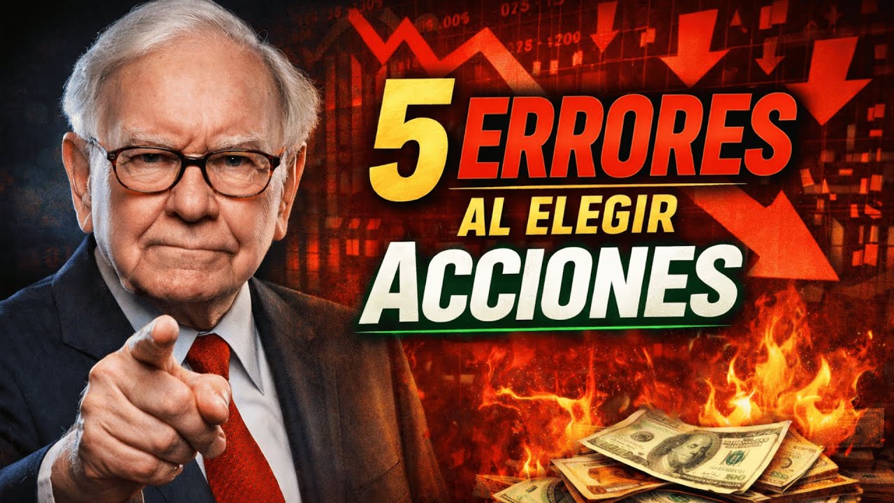 Warren Buffett: 5 errores al elegir acciones (y cómo evitarlos)