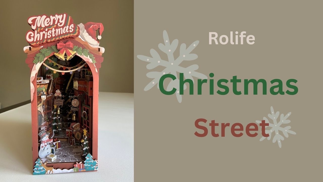 Rolife Christmas street - book nook & Wonderland 