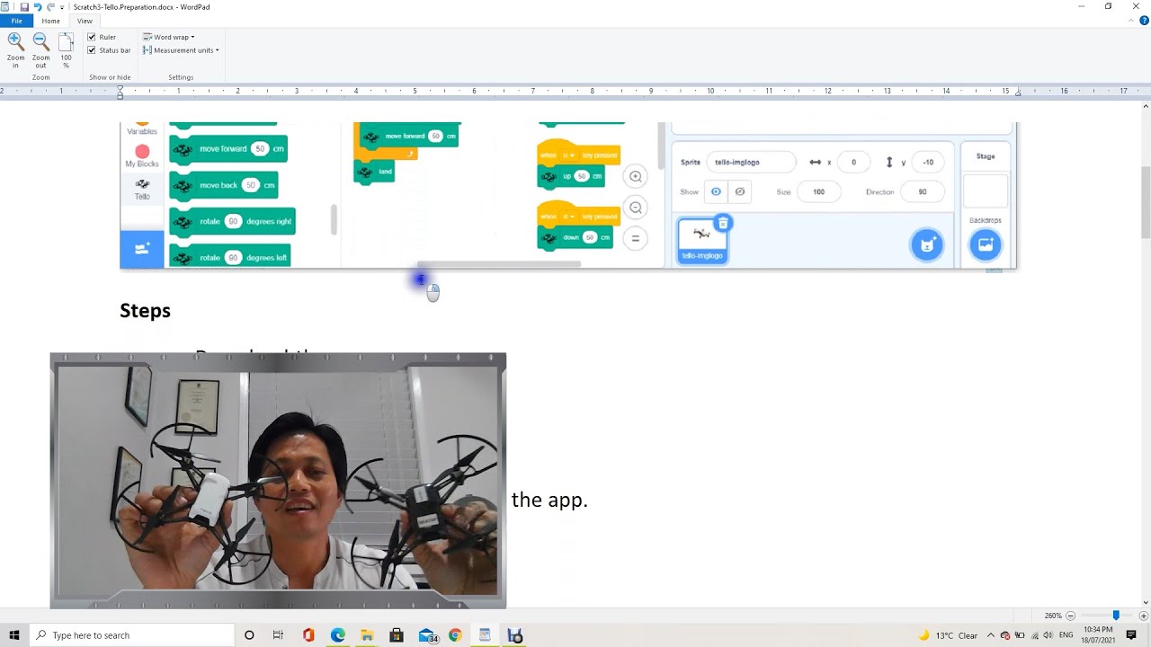 Scratch3 Tello - Easy steps to activate the Tello extension within Scratch 3 Desktop app.