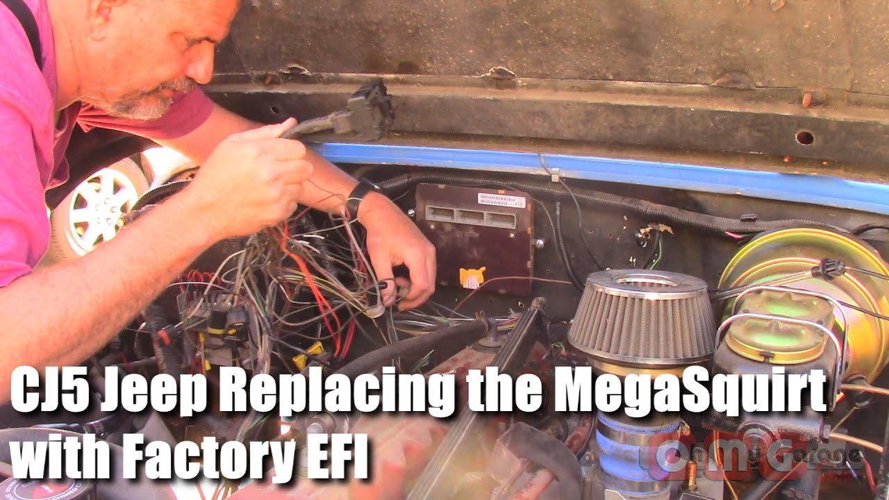 CJ5 Jeep Replacing the Megasquirt with Factory EFI