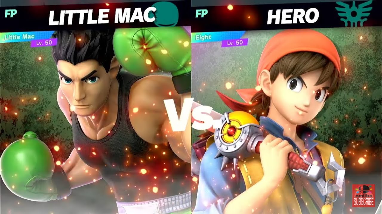Super Smash Bros Ultimate Amiibo Fights Little Mac vs the World EX vs Eight