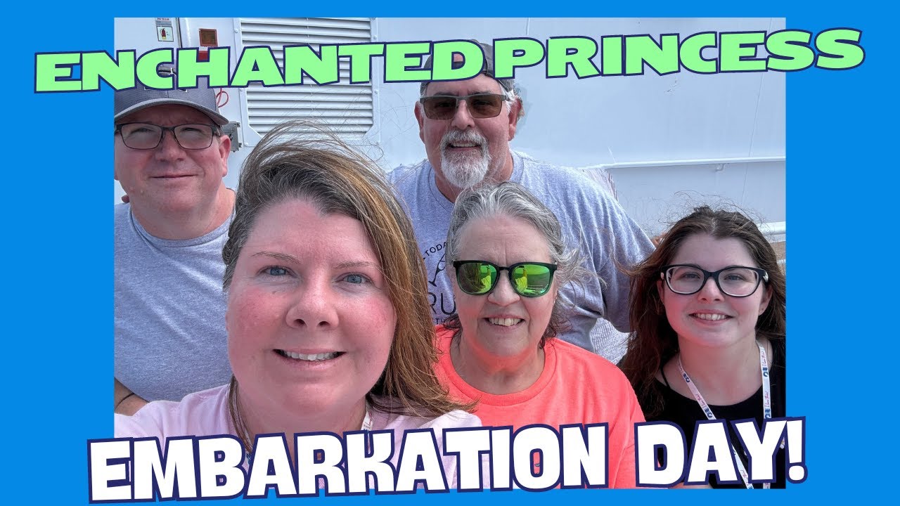 It's CRUISE DAY!!! | Embarkation Day on the Enchanted Princess